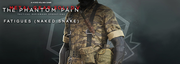 METAL GEAR SOLID V: THE PHANTOM PAIN - Fatigues (Naked Snake)